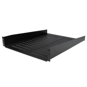 Startech.com ripiano per montaggio a rack con fessure 22" 2u - ripiano per armadio server rack fisso - 22 kg - CABSHELF22V