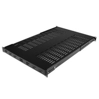 Startech.com ripiano 1u regolabile ventilato per rack 19" - robusto ripiano per armadio server rack 19 pollici - mensola universale con profondità di montaggio regolabile da 49,5 a 97,4cm - capacità 150 kg - ADJSHELFHDV
