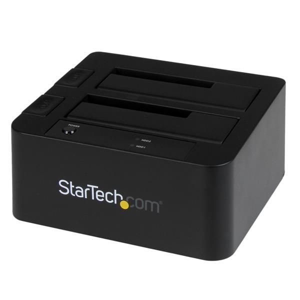 Startech.com docking station usb 3.0 per doppio hard disk sata / esata ssd da 2,5"/3,5" con uasp - SDOCK2U33EB