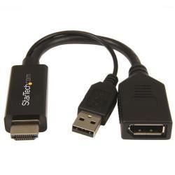 Startech.com adattatore / convertitore hdmi a dp alimentato via usb - ultra hd 4k - HD2DP