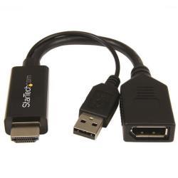 Startech.com adattatore / convertitore hdmi a dp alimentato via usb - ultra hd 4k - HD2DP
