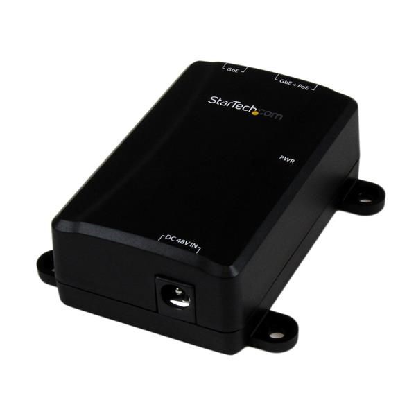 Startech.com iniettore gigabit poe+ ad 1 porta - 802.3at e 802.3af - POEINJ1GW