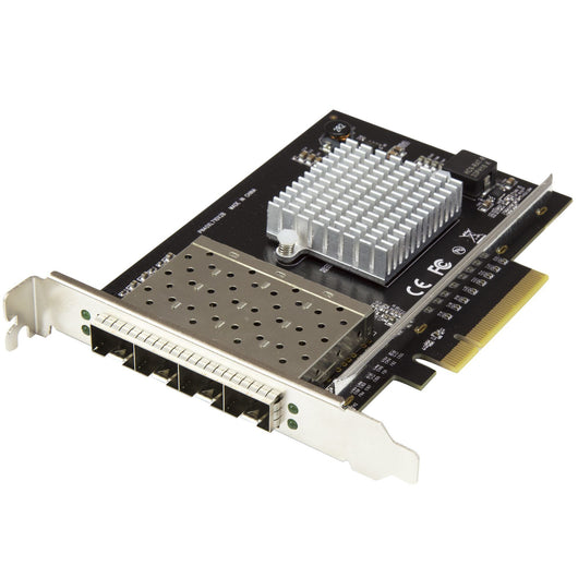 Startech.com scheda di rete per server sfp+ a quattro porte - pci express - chip intel xl710 - PEX10GSFP4I