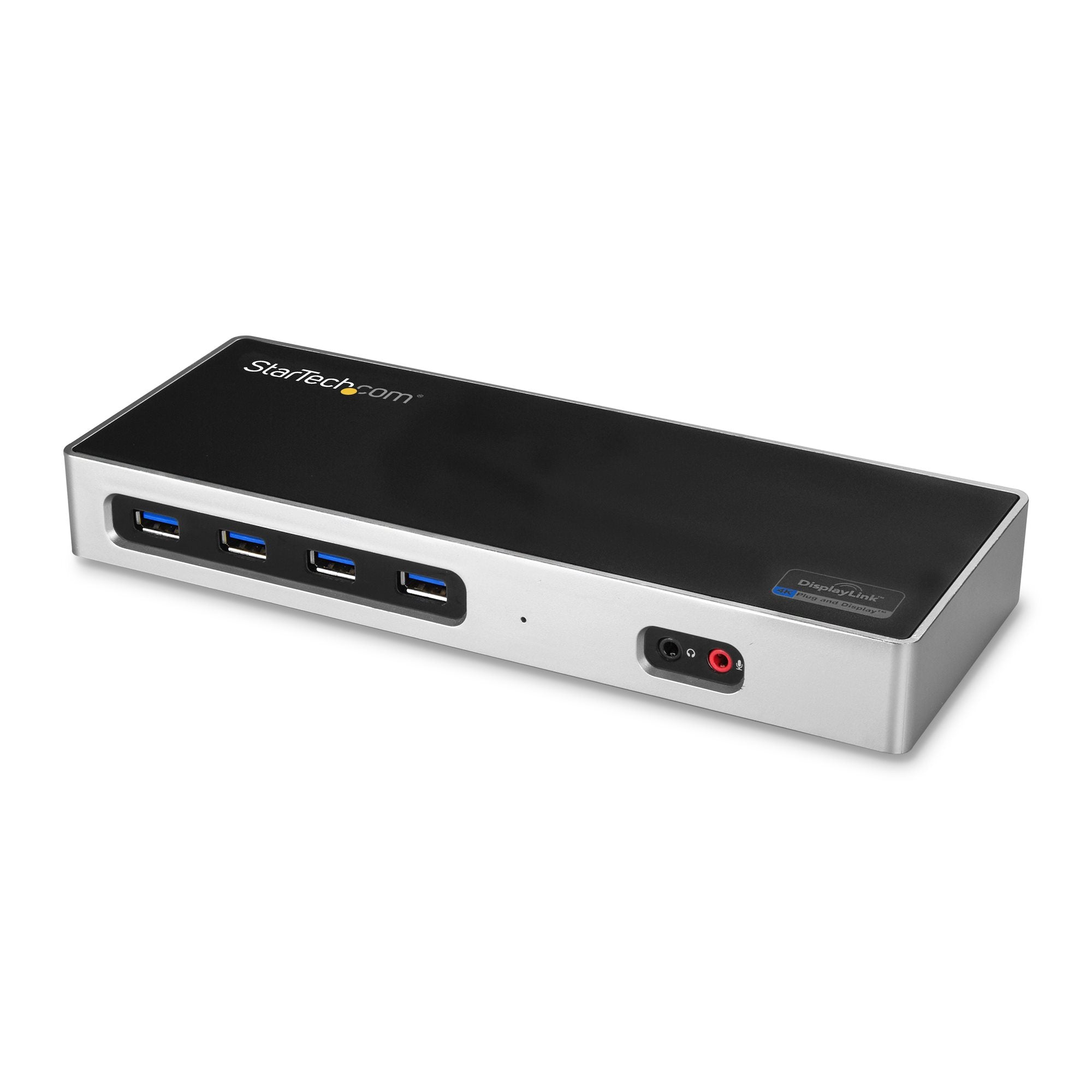 Startech.com dock usb-c e usb-a - dock doppio monitor displayport + hdmi 4k 60hz - docking station ibrida usb 3.0 per laptop usb-c o usb-a - 6x usb type-a, gbe - usb 3.1 gen 1 - mac/window - DK30A2DH