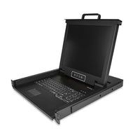 Startech.com console kvm per armadio rack - monitor lcd 17" - kvm switch vga a 1 porta - montabile a rack - cassetto kvm universale 1u lcd con cavi - supporto usb - tastiera inglese qwerty - 50.000 mtbf - RKCONS1701