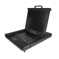 Startech.com console kvm per armadio rack - monitor lcd 17" - kvm switch vga a 1 porta - montabile a rack - cassetto kvm universale 1u lcd con cavi - supporto usb - tastiera inglese qwerty - 50.000 mtbf - RKCONS1701
