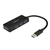 Startech.com hub usb 3.0 a 4 porte - mini hub usb con porta di ricarica - include adattatore di alimentazione - ST4300MINI
