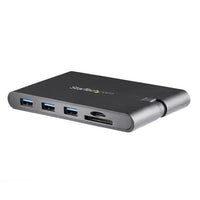 Startech.com adattatore multi-porta usb-c con hdmi e vga per portatili - 3x usb 3.0 - lettore schede sd - pd 3.0 - cavo integrato - DKT30CHVSCPD