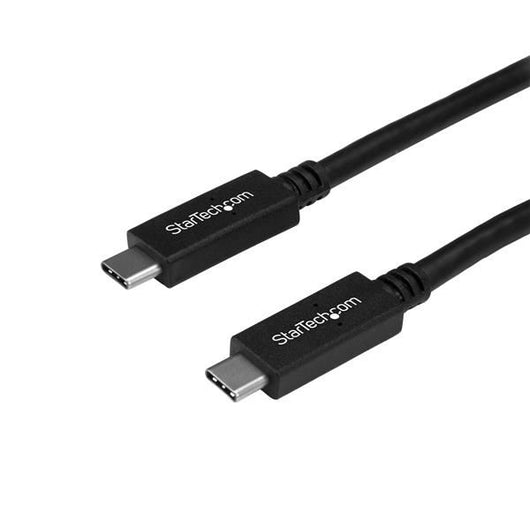 Startech.com cavo usb-c a usb-c da 1.8 m - pd 100w 5a - usb 3.0 (5gbps) - conforme usb-if - certificato works with chromebook - m/m - usb 3.0 5gbps - cavo di ricarica usb type c - cavo usb tipo c - USB315C5C6