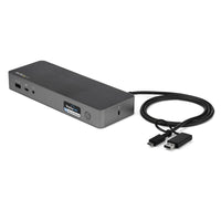 Startech.com docking station usb-c e usb-a - docking station universale per portatili, doppio 4k dp e hdmi, 60w pd, mac/windows/chrome os, hub 4x usb 5gbps, gbe - DK30C2DPPDUE