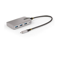 Startech.com hub usb-c a 4 porte con uscita video usb-c dp alt mode 4k 60hz - 3x usb type-a, 1x usb type-c, 100w pd pass-through, usb 3.2 10gbps, cavo da 30cm, hub usb portatile - HB31C3A1CDPPD3