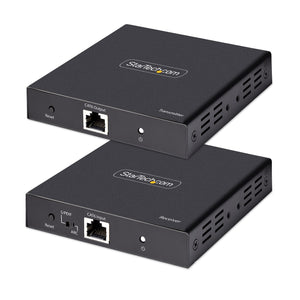 Startech.com extender hdmi 4k su cavo ethernet cat5/cat6, video extender 4k 60hz hdr fino a 70m, uscita hdmi e audio s/pdif su cavo di rete - kit estensore hdmi su cavo lan completo di trasmettitore e ricevitore - 4K70IC-EXTEND-HDMI