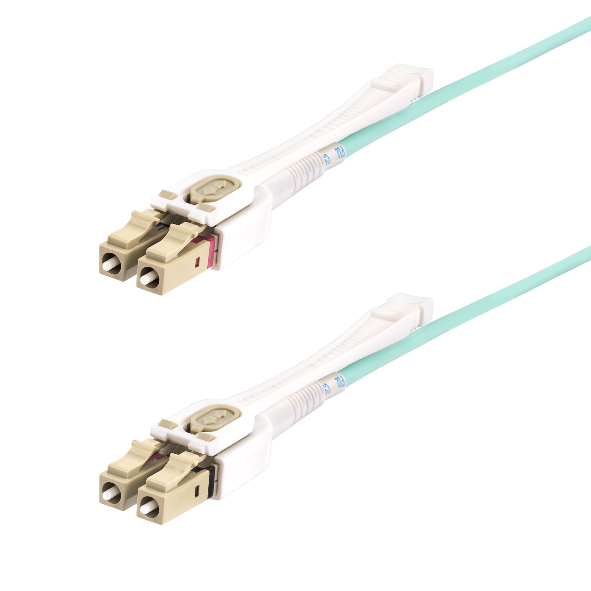 Startech.com cavo in fibra ottica multimodale om4 lc a lc (upc) con linguette push-pull, 3m, 50/125µm, reti 100g, insensibile alla piegatura, bassa perdita di inserzione, cavo patch/bretella in fibra ottica lszh - 450FBLCLC3PP