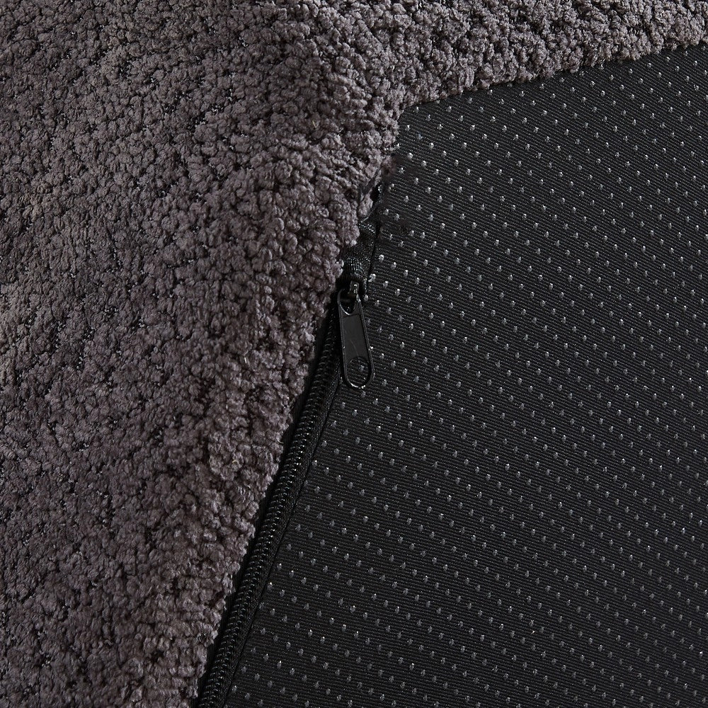 Poltrona singola modulare ¨C Minimal ¨C rivestimento tessuto chenille stile moderno