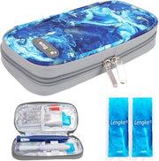 Borsa di Insulina Compatta con Tasca per Gel per Diabetici - Ideale per Viaggi e Kit di Emergenza