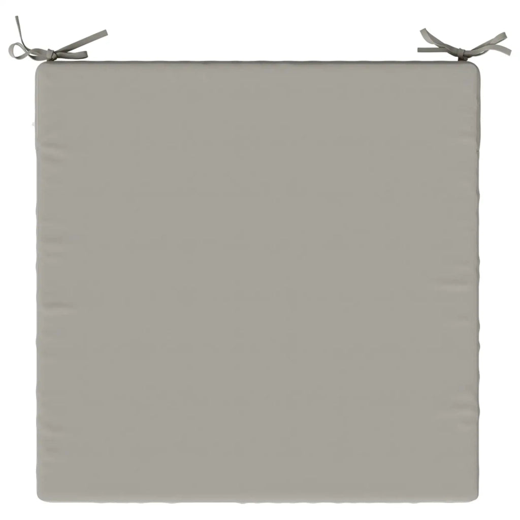 Cuscini per Sedia in 4 Pezzi SOEST 4 pz 100% Poliestere Grigio 944740