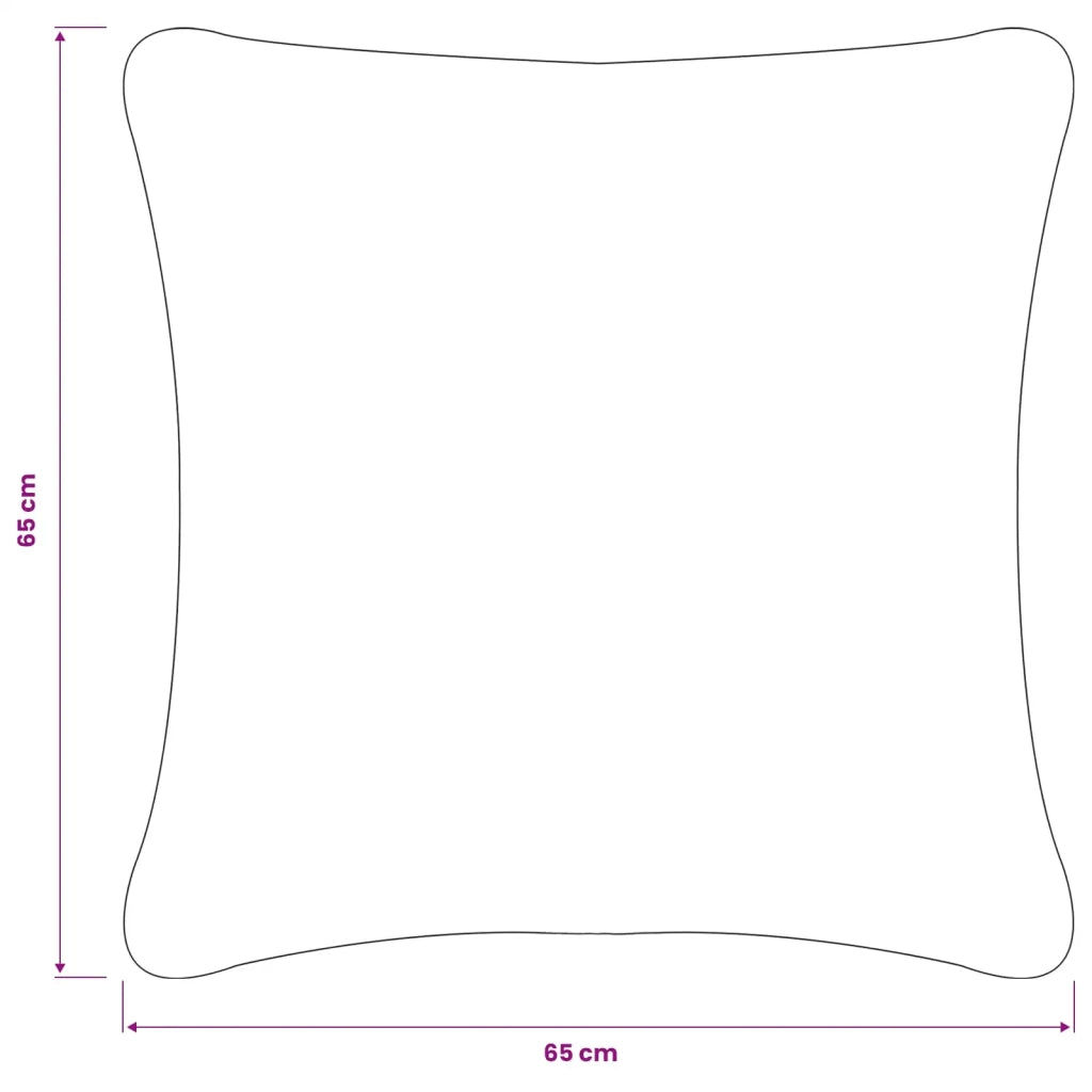 Federa 6 pcs HEERLEN Verde Scuro 65 x 65 cm Bouclé 913068