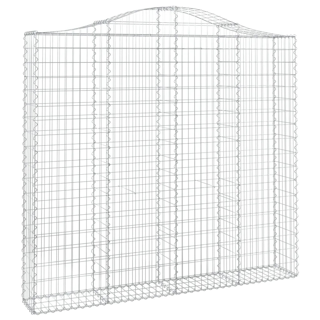 Cesti Gabbioni ad Arco 5 pz 200x30x180/200 cm Ferro Zincato 3145517