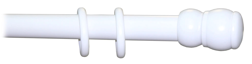 BASTONE LEGNO A TIRO D 35 BIANCO 210CM S/SUPP.- 1,0 pz