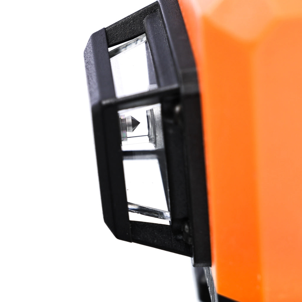 Livella Laser Rosfix Orange Tiger ROT12L – 12 Linee, Autolivellante | IP54, 360° | Set con Treppiede 43-120cm e Custodia