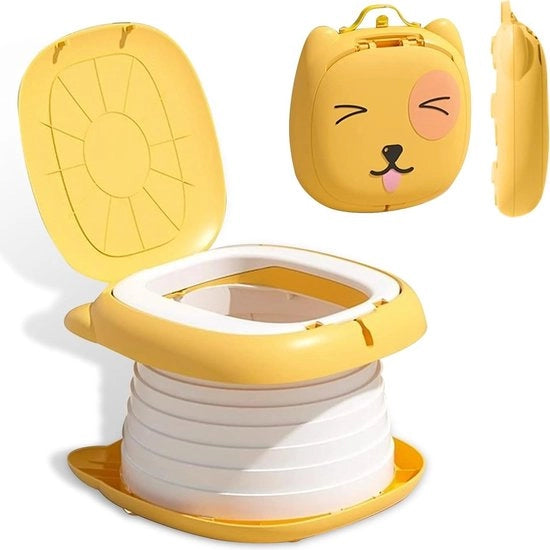 Bracciale per la toilette per bambini - Portatile per viaggi e campeggio con tasca di supporto da gettare via