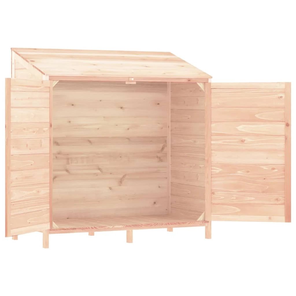 Casetta da giardino 102 x 52 x 112 cm in legno massello di abete marrone 02_0044039