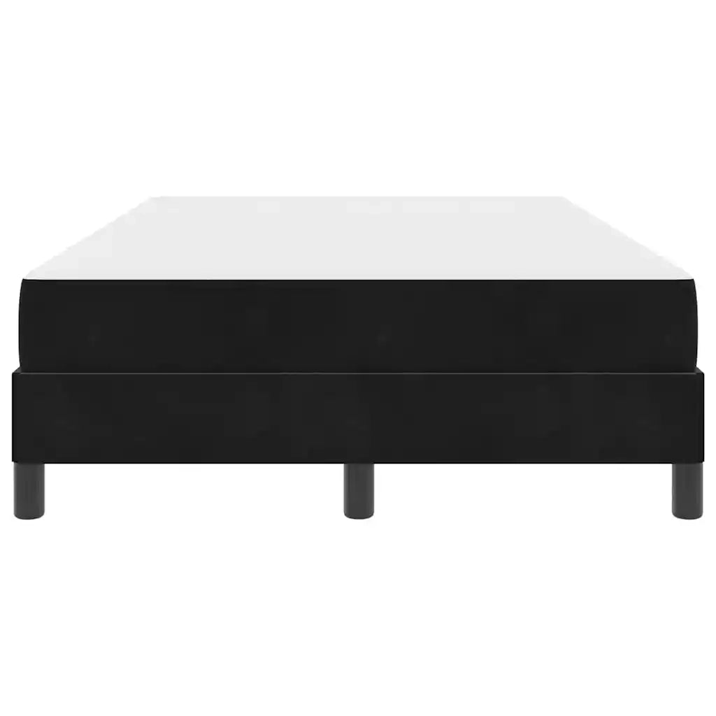 Letto a molle con materasso Nero 120 x 200 cm Tessuto 3398685