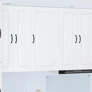 Mobile da cucina con lo scaffale-Armadio da cucina Bianco Lucido 50 x 31 x 100 cm 839224