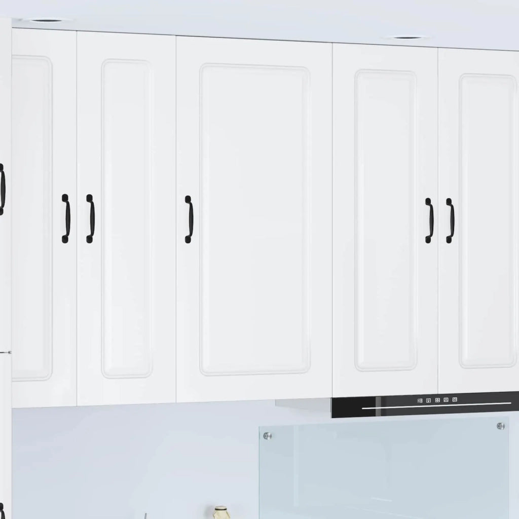 Mobile da cucina con lo scaffale-Armadio da cucina Bianco Lucido 50 x 31 x 100 cm 839224