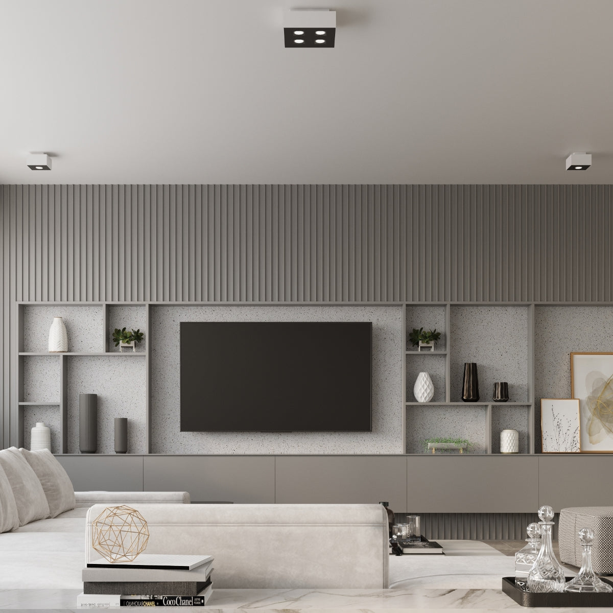 Lampada da soffitto MONO 3 bianco