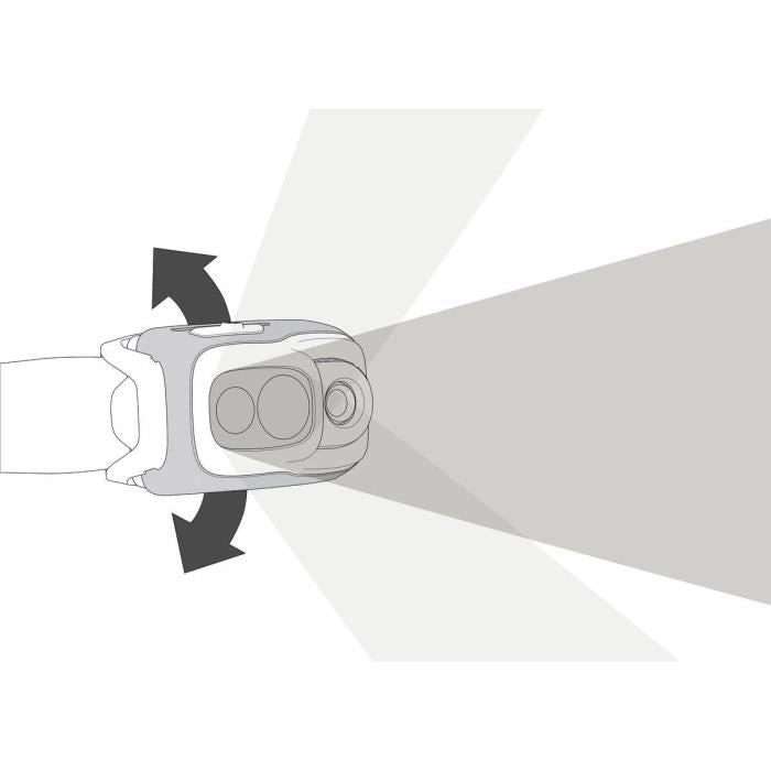 Lampada frontale multisport - PETZL - SWIFT RL - 1100 lumen - Fascia riflettente - Batteria ricaricabile - Bianco