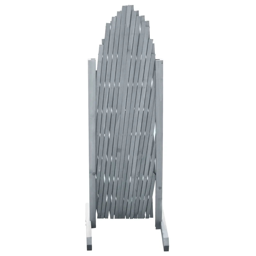 Recinzione da Giardino | Recinzione a Traliccio in Massello di Abete 1,8x1 m Grigio