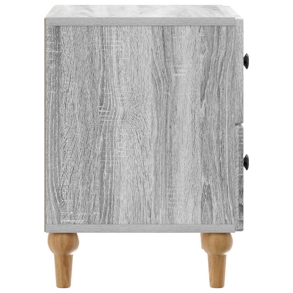 Armadio da Notte 2 pcs Grigio Sonoma 43 x 34,5 x 48 cm 894078