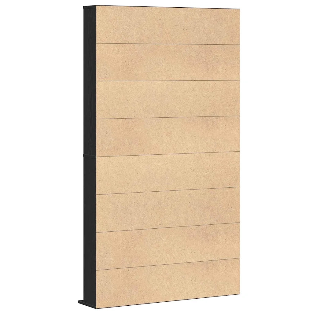 Mobile per CD Rovere Nero 101 x 23 x 177,5 cm Legno multistrato CFW5809123