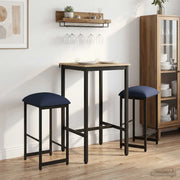 Sgabello da bar 2 pcs Blu 40 x 32 x 74 cm Legno ingegnerizzato 8006228