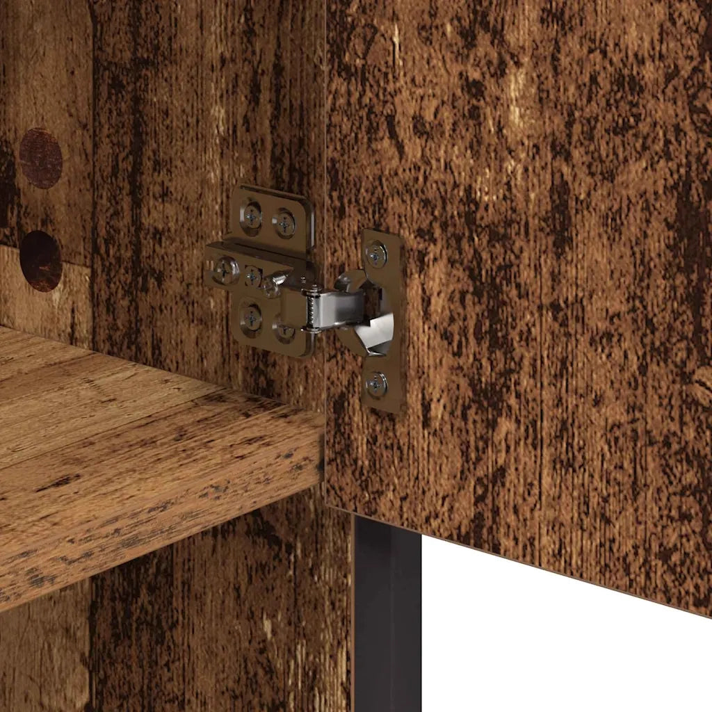 Scaffale da parete con porta Legno vecchio 65 x 20 x 60 cm CFW2667878
