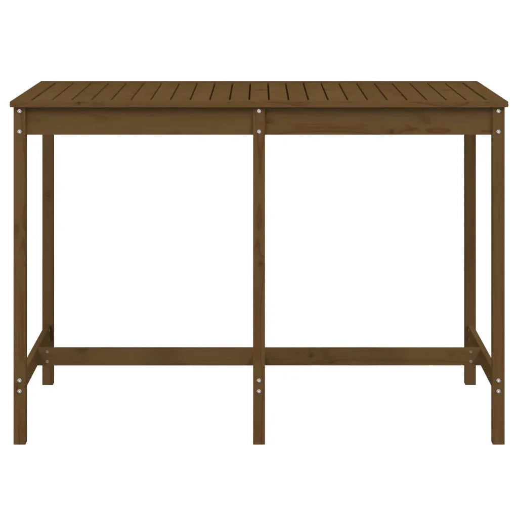 Tavolo da Giardino Ambra 159,5x82,5x110cm Legno Massello Pino
