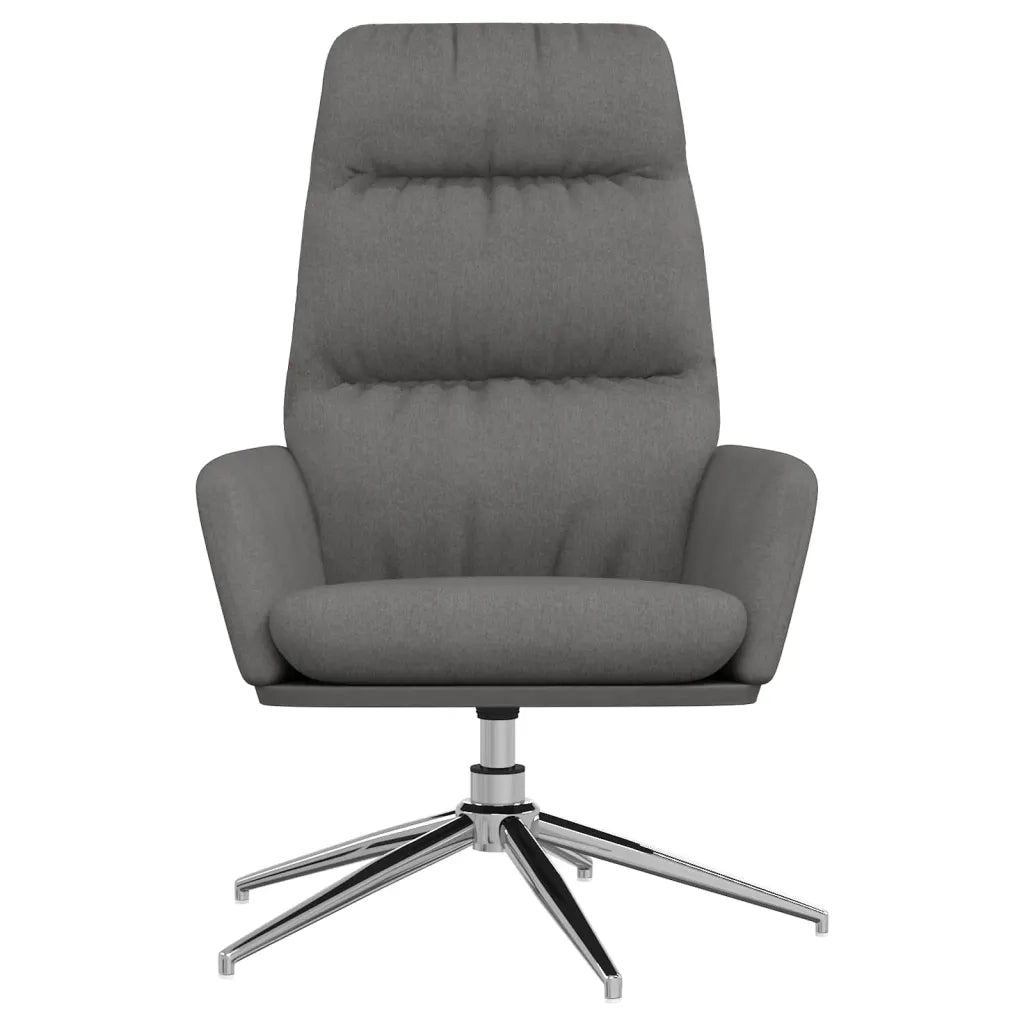 Poltrona Relax Grigio Chiaro in Tessuto 341130