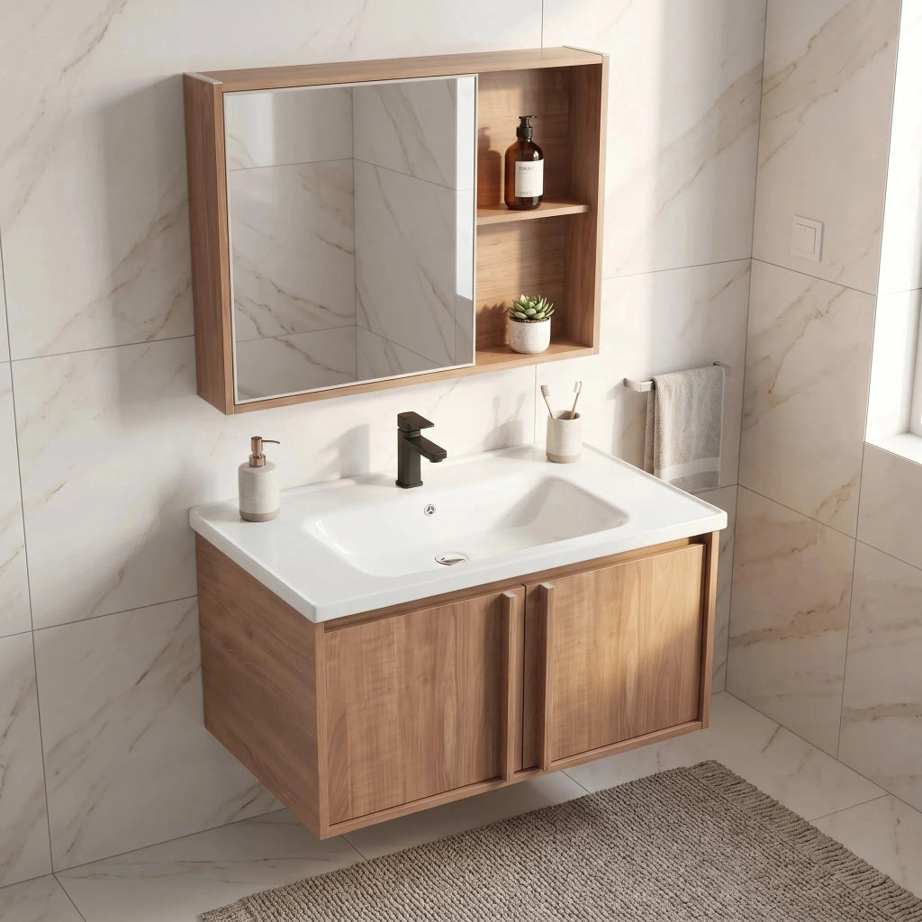 Set Di Mobili Da Bagno Con Lavabo Gama T25023 Hhl 80cm