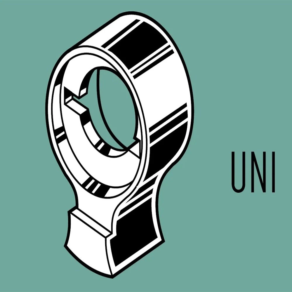 Facchinetti a 26,5 - b 42,5mm (69mm) cilindro ovale nichelato universale per profilati