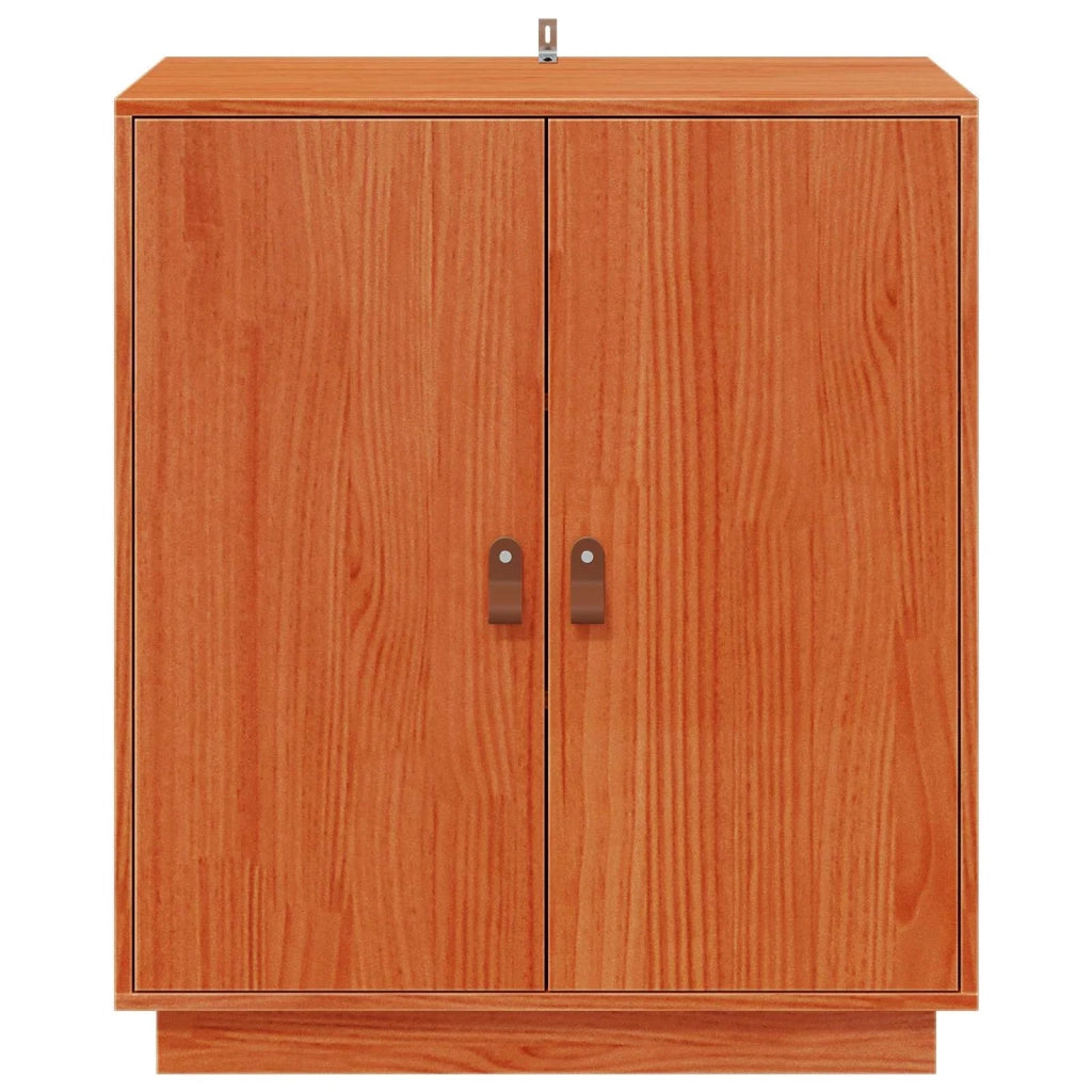 Credenza Marrone Cera 65,5 x 40 x 75 cm Legno di pino massiccio 867970