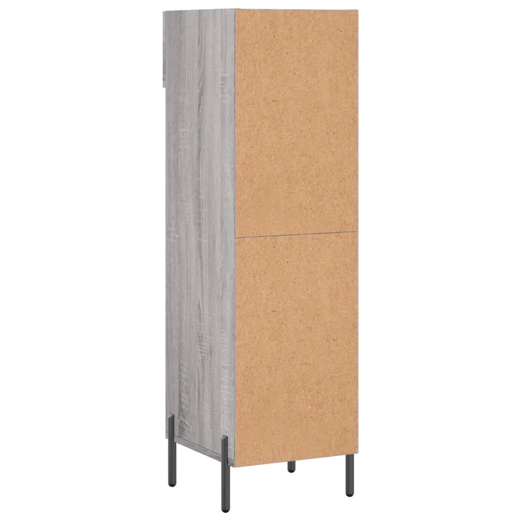 Scarpiera Grigio Sonoma 30x35x105 cm in Legno Multistrato 829690