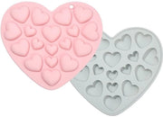 Mallen in Silicone per Cucina - 2 Pezzi - Decorazioni per Torta 3D - Fondant Mallen - Caramello/Dolci - Saponi a Base di Polimero - Muffin Tin