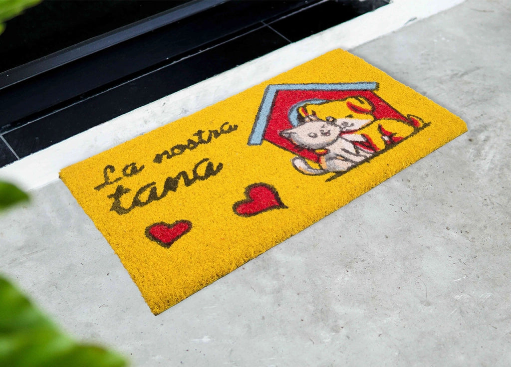 Zerbino Entrata Ingresso Casa Esterno Antiscivolo In Cocco Funny Tana