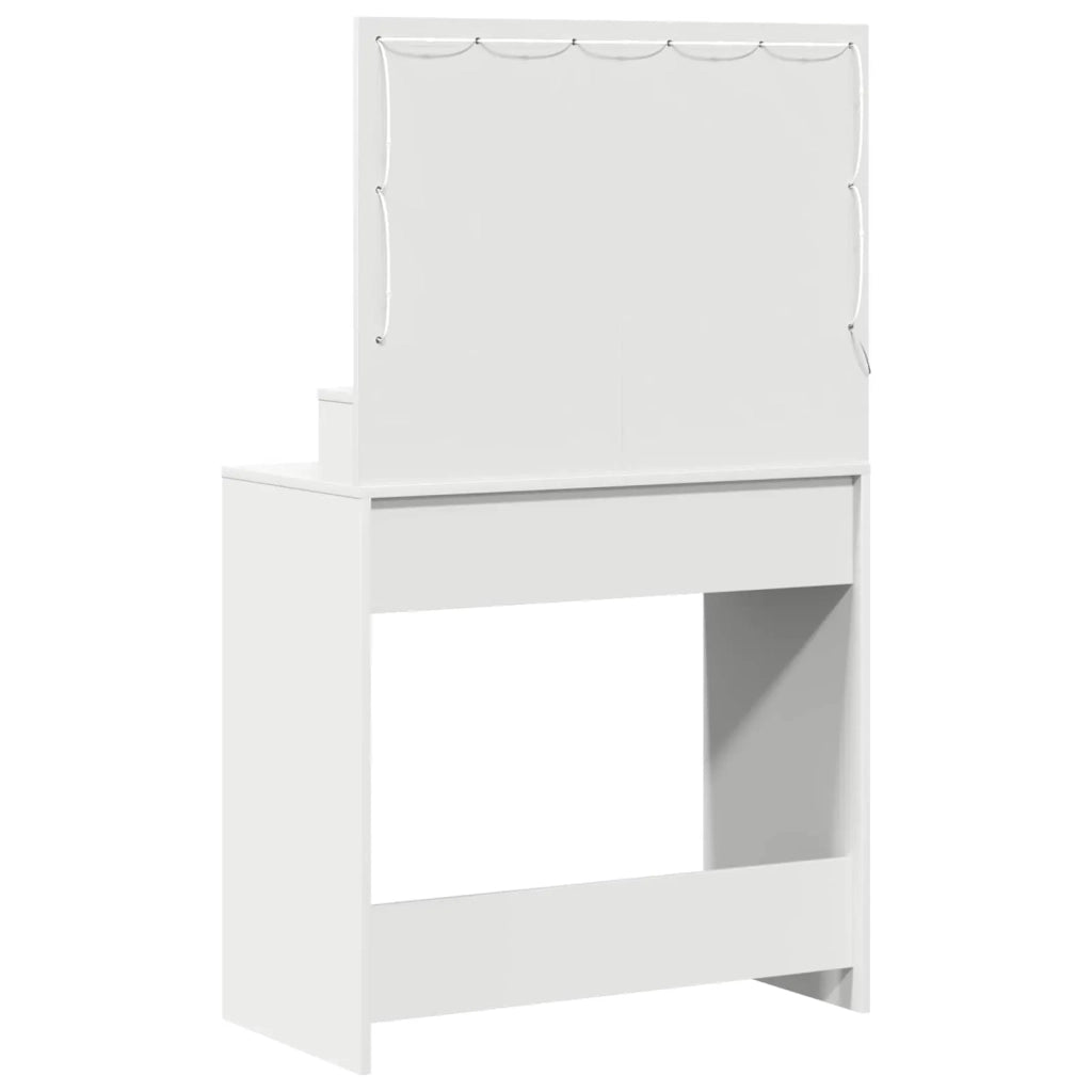 Tavolo da Trucco Bianco 78,5 x 41 x 135 cm Legno multistrato 865109