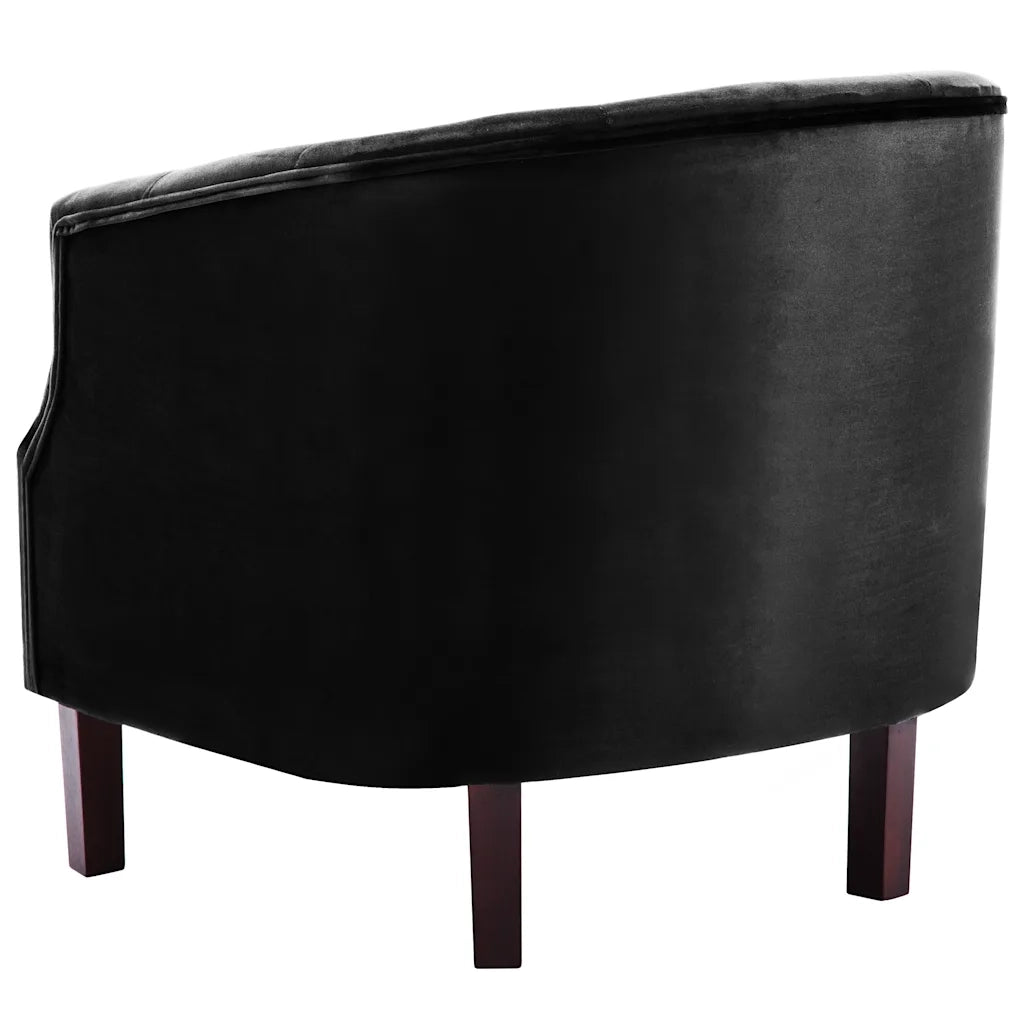 Poltrona Nera in Velluto 247007