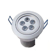 Trade Shop - Faro Faretto Led Basculante Da Incasso 5w A Molla Con Alette Luce Fredda Calda -