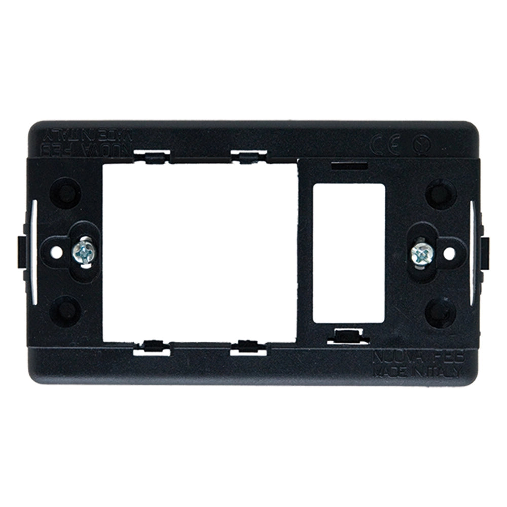 SUPPORTO PER SERIE LASER per UNEL + 1 mod.decentrato 2602- 10 pezzi  - FEB