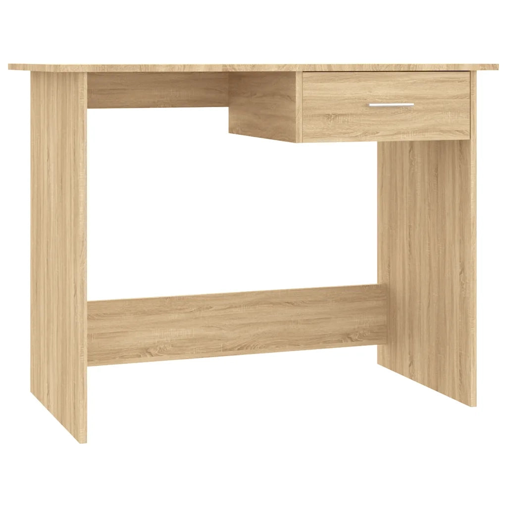 Scrivania Rovere Sonoma 100x50x76 cm in Truciolato cod mxl 72076