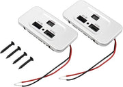Doppia presa USB auto ricarica con interruttore e funzione di ricarica rapida